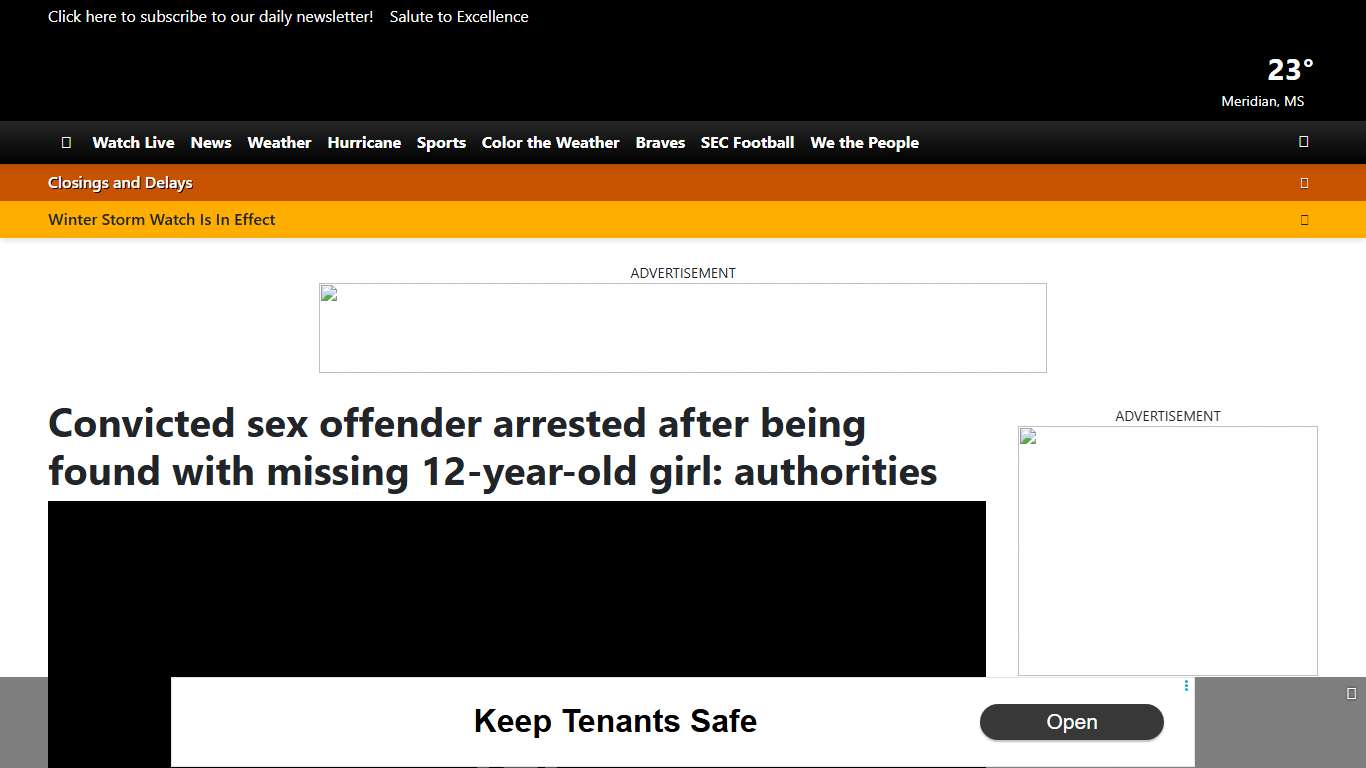 Convicted sex offender arrested after being found with missing 12-year-old girl: authorities